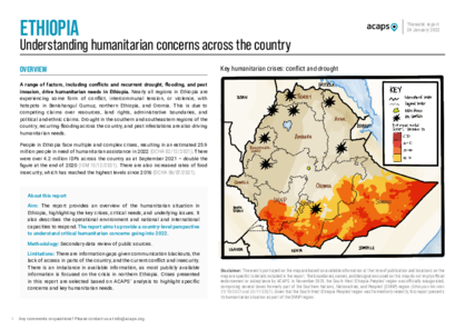 Ethiopia: Understanding humanitarian concerns across the country