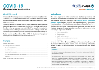 COVID-19 Government Measures Update IV