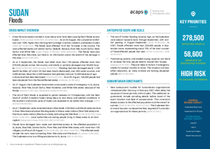 Sudan: Floods
