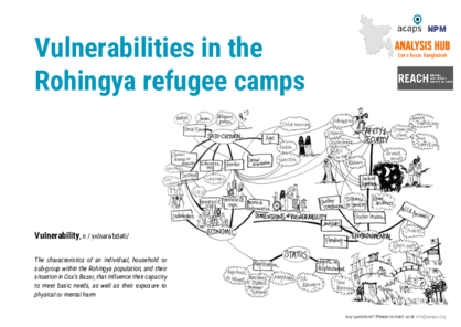 Vulnerabilities in the Rohingya refugee camps