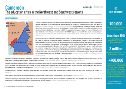 Cameroon: Education crisis in North West and South West regions