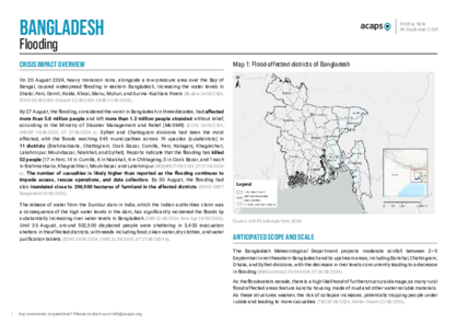 Bangladesh: flooding