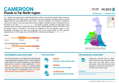 Cameroon: Floods in Far North region