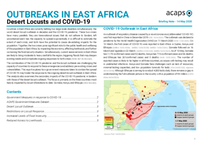 Outbreaks in East Africa: Desert Locusts and COVID-19