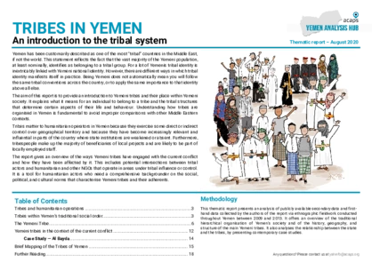 Yemen: An introduction to the tribal system