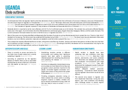 Uganda: ebola outbreak