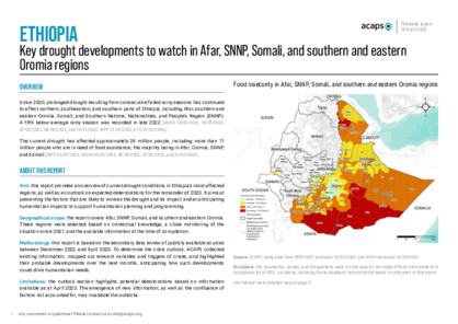 Ethiopia: Key drought developments to watch