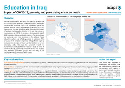 Iraq: Impact of COVID-19 on Education