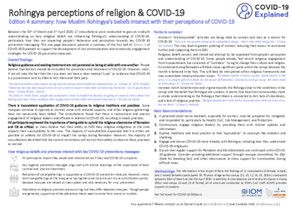 Bangladesh: Covid-19 Explained, The spaces between Allah and Science (summary)