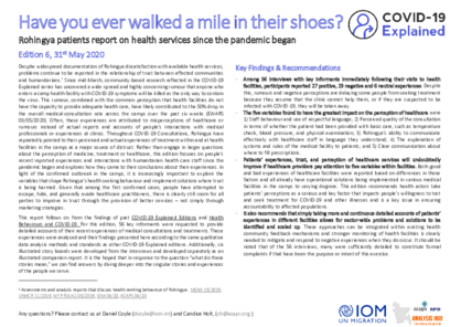 Bangladesh: Covid-19 Explained, Rohingya patients report on health services