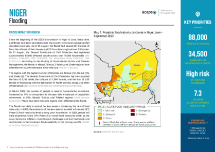 Niger: flooding