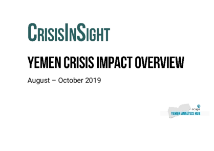Yemen: Crisis Impact Overview