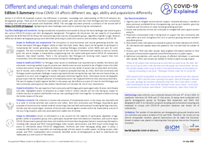 Bangladesh: Covid-19 Explained, Different and Unequal