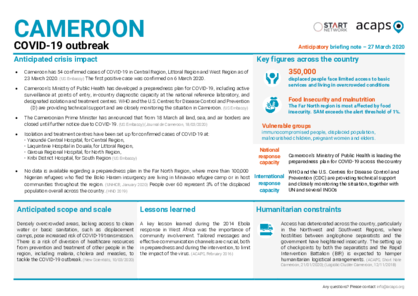 Cameroon: COVID-19 outbreak