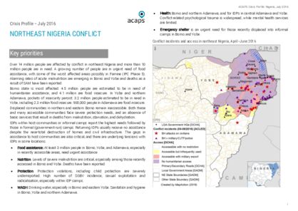 Northeast Nigeria: conflict